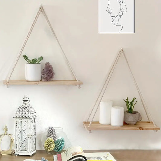 Wooden Hanging Shelf