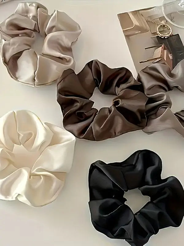 Silky Hair Scrunchies