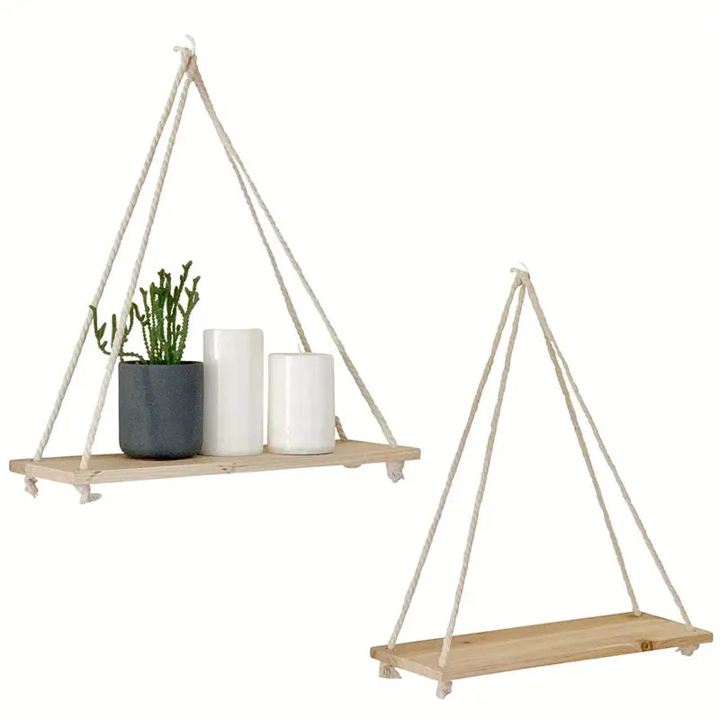 Wooden Hanging Shelf